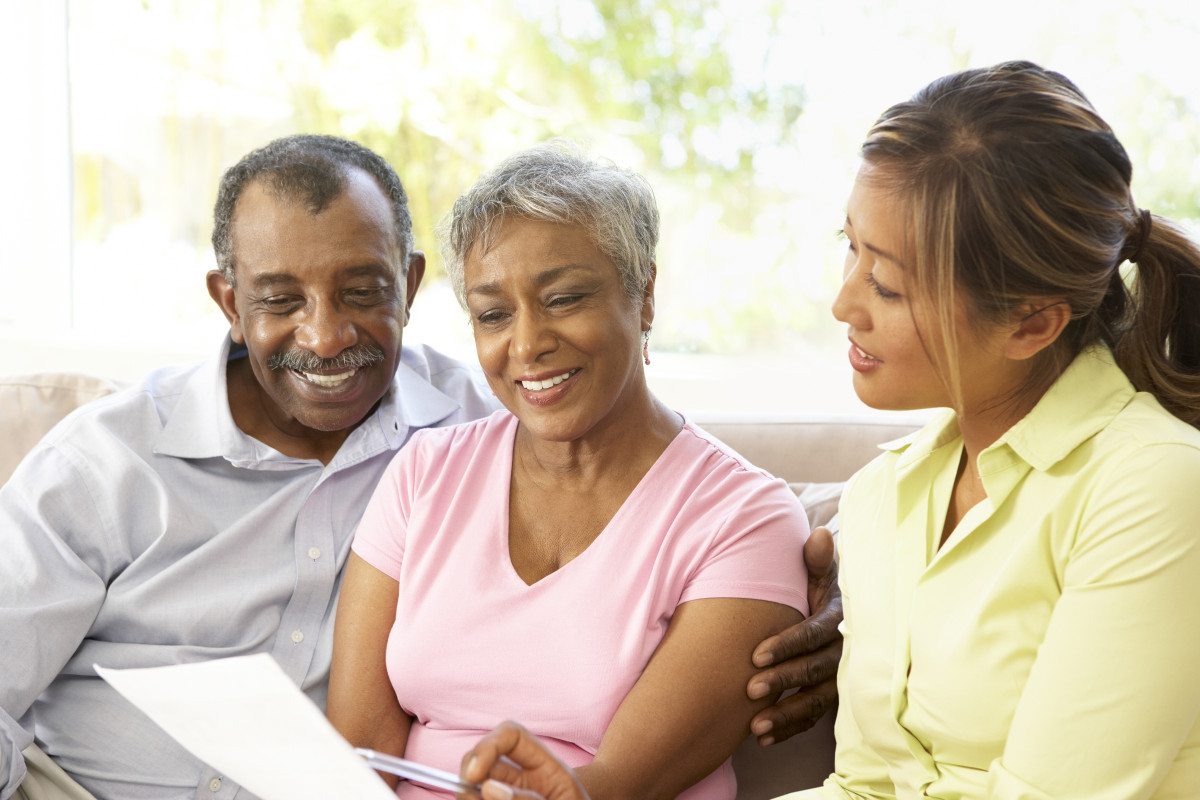 Couple Discussing Medicare