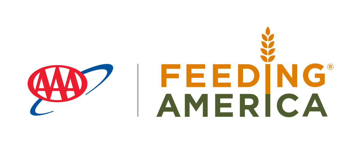 AAA and Feeding America LockUp Logo AAA and Feeding America LockUp Logo