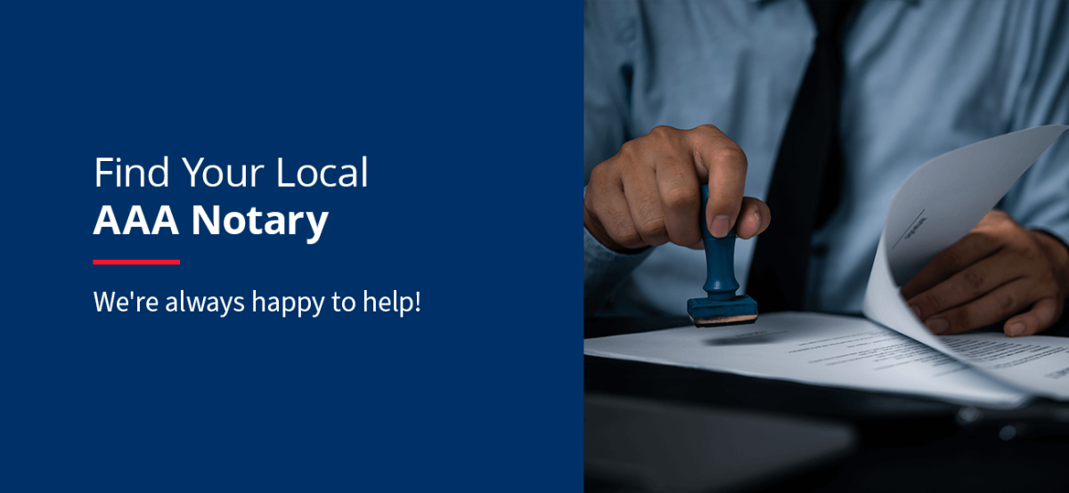 Find Your Local AAA Notary