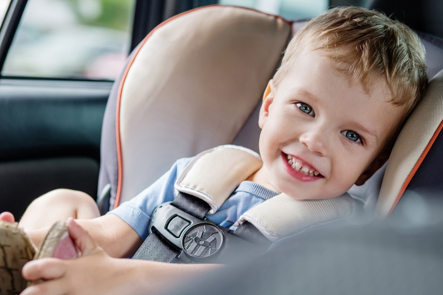 Car Seat - Boy Smiling