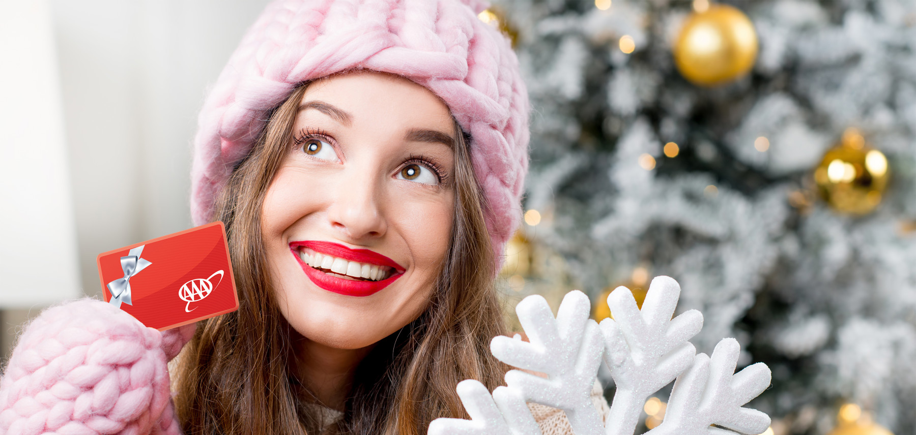 Holiday Membership - Girl Card Silver Bow