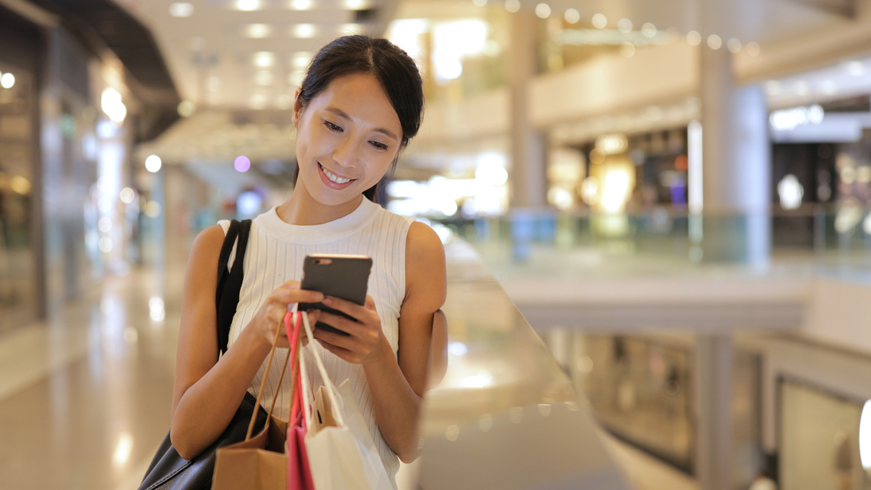Shopping - Woman phone bags