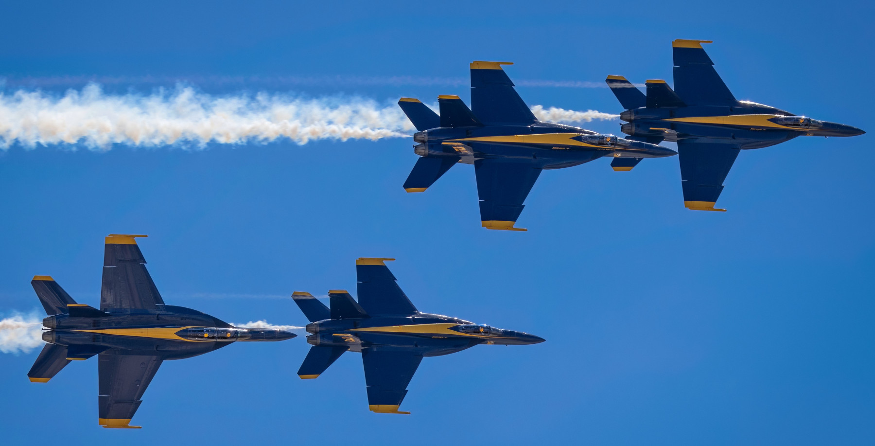 Four Blue Angels 