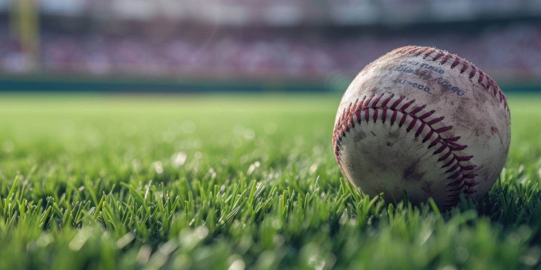 baseball in field 