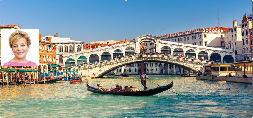 Jodie and Venice Gondola