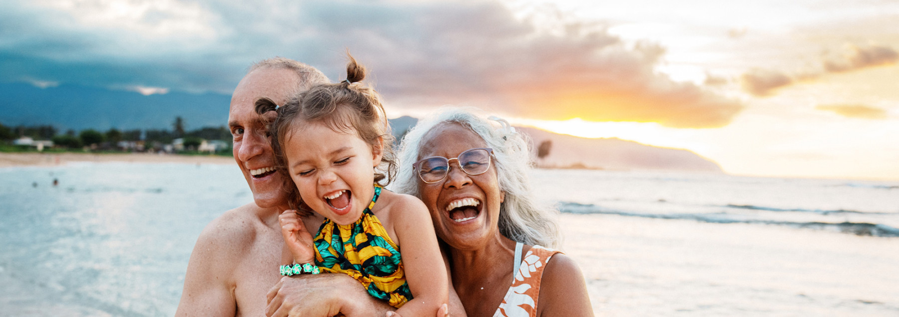 Grandparents - Girl Beach
