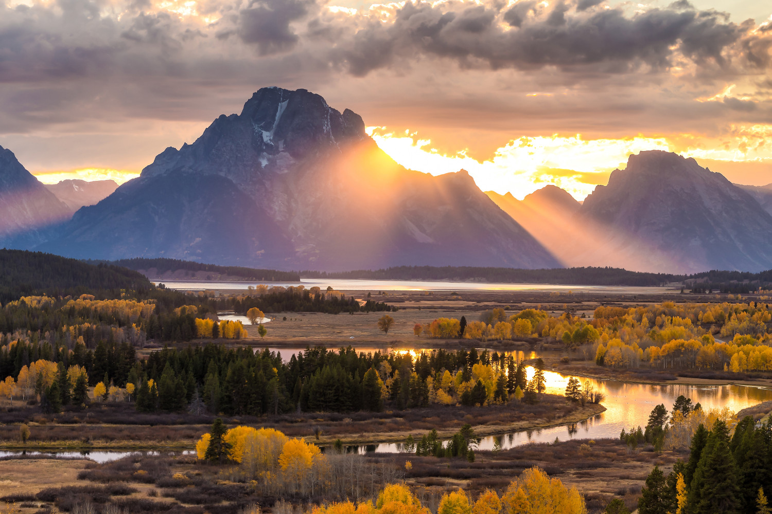 Grand Tetons Sunset