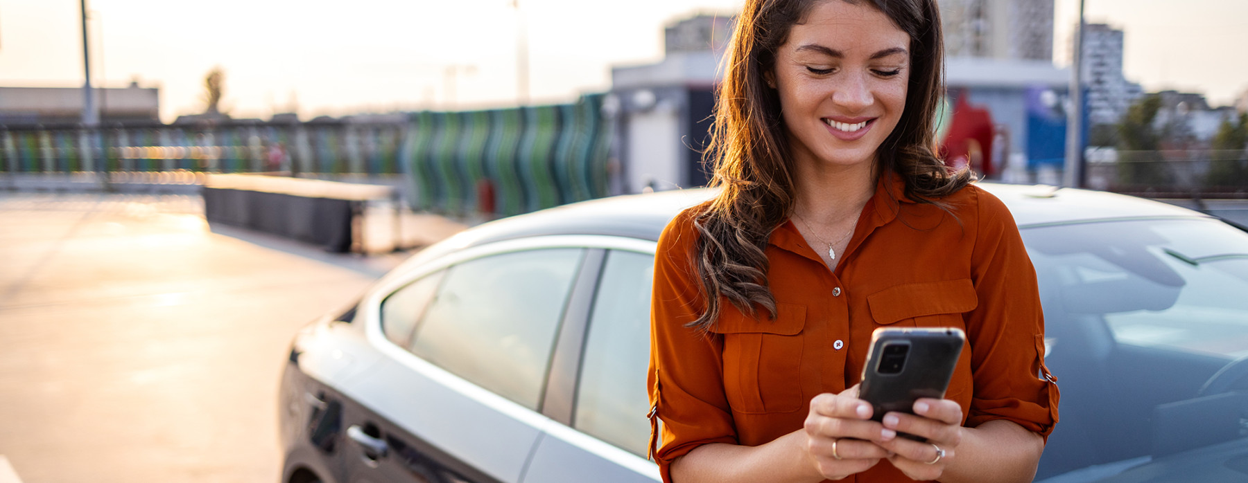 Mobile App - Women Car Cropped