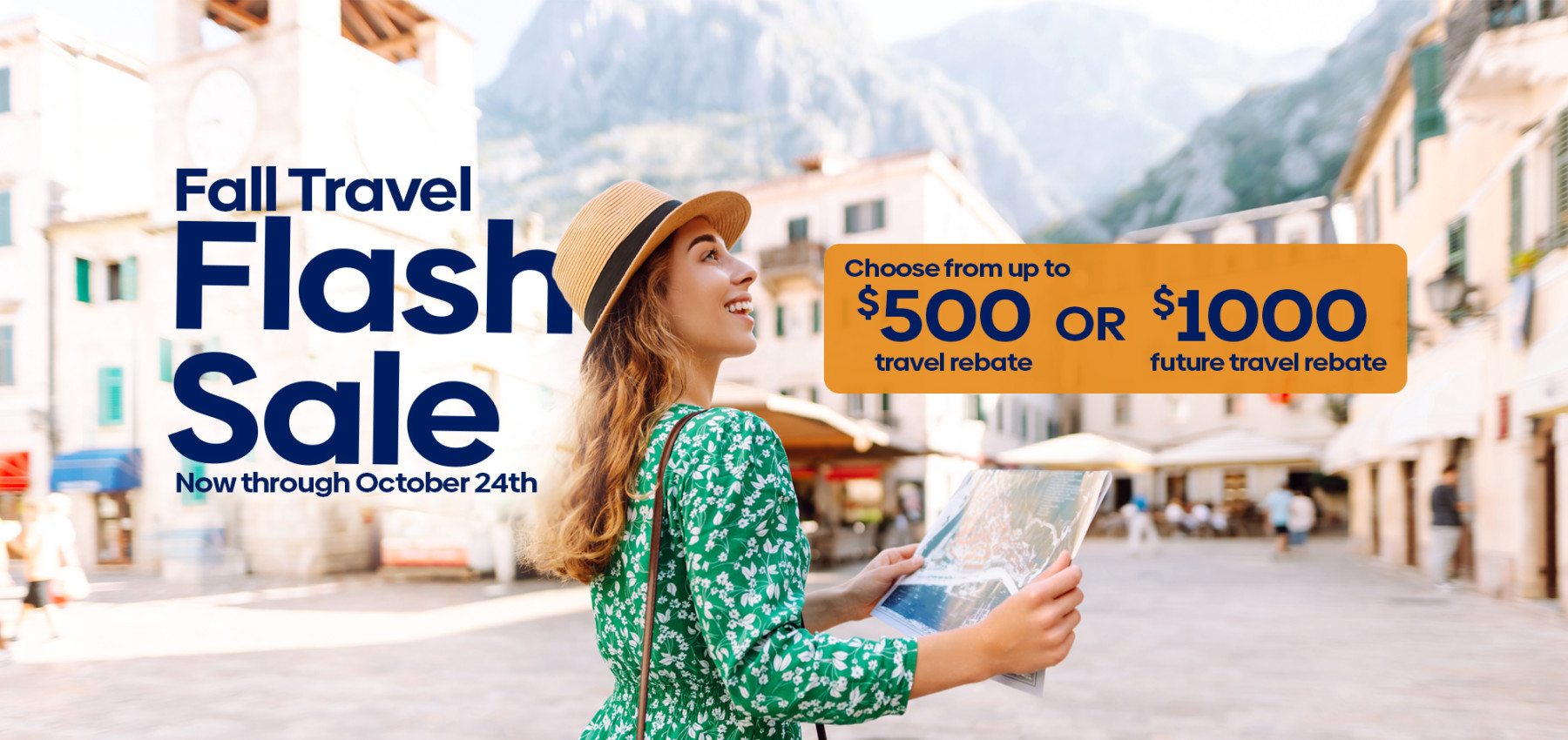 Fall Travel Flash Sale - Header