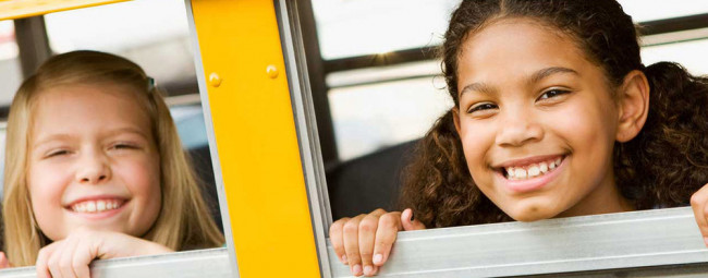 Kids on School Bus