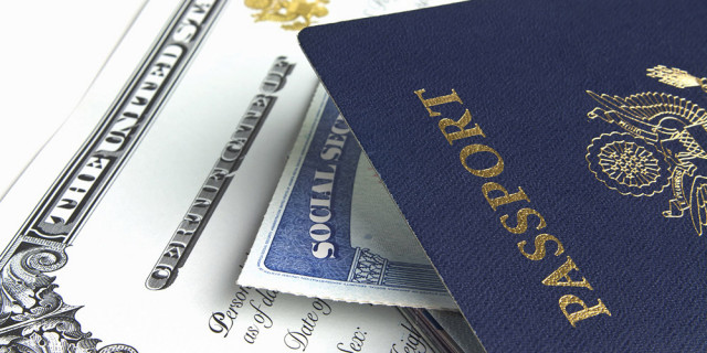 Passport & Social Security Card