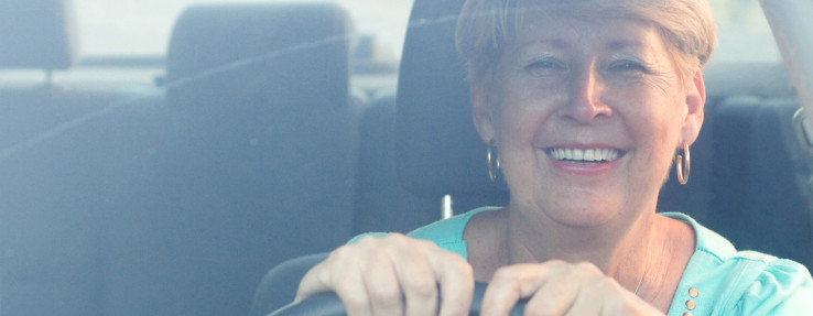 Woman Driving Car