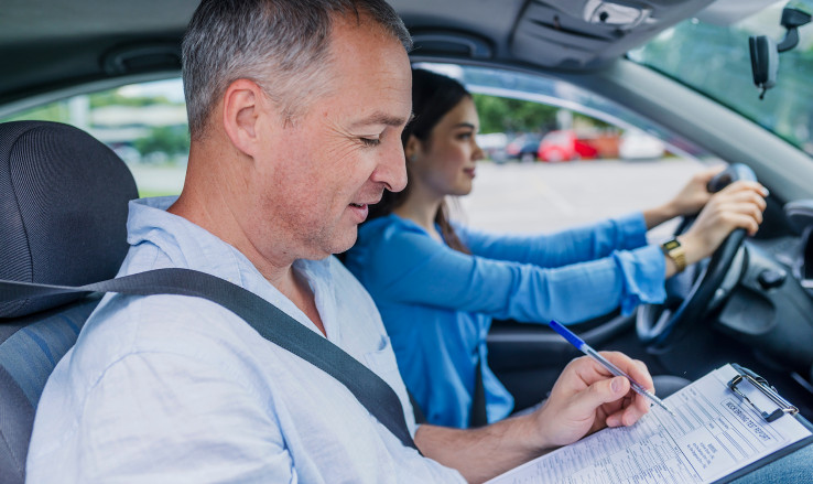 Driving Instructor - Girl Student