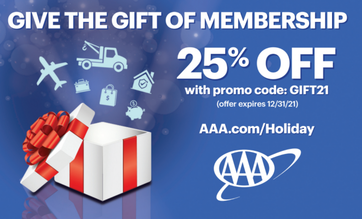 Save 25 On A Aaa Membership This Holiday Season Aaa Central Penn 