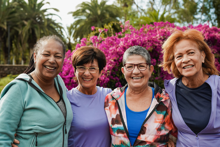Senior Women Smiling 