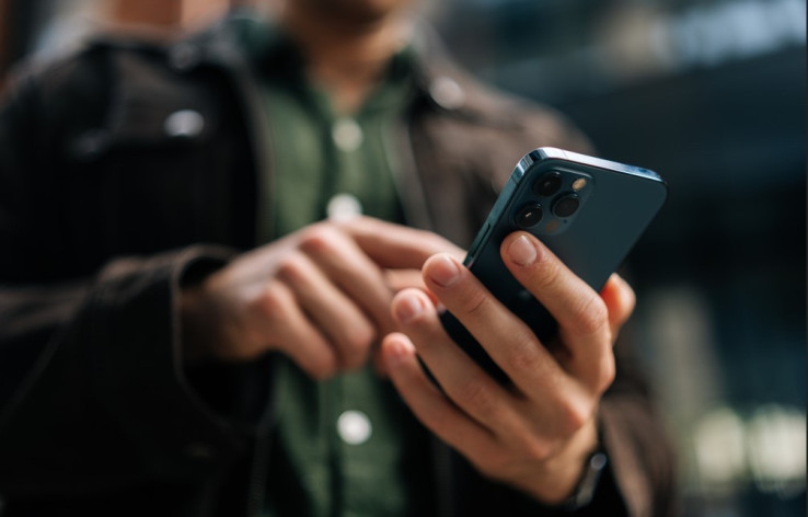 Person on cell phone