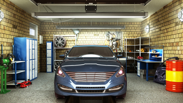 Battery - Car in Garage