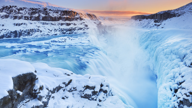 Iceland-Gullfoss Waterfall