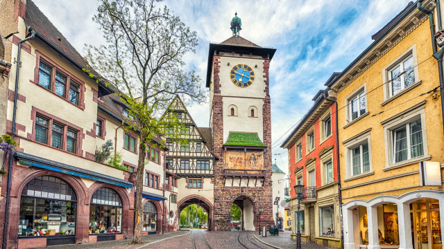 Storybook city of Freiburg, Germany