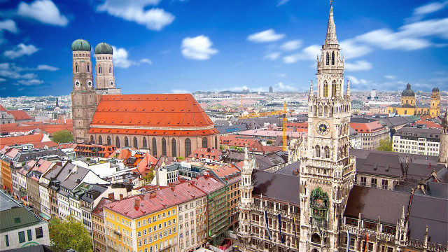 Historical city of Munich, Germany 