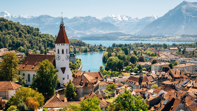 Beautiful Swiss village