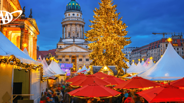 A European Christmas market