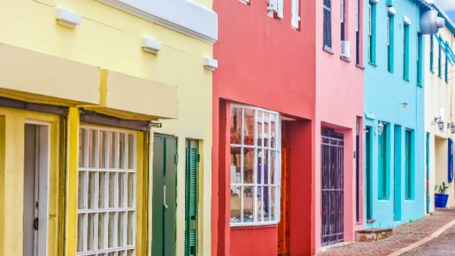 Bermuda colorful buildings