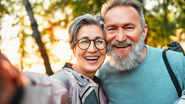 Mature Couple smiling