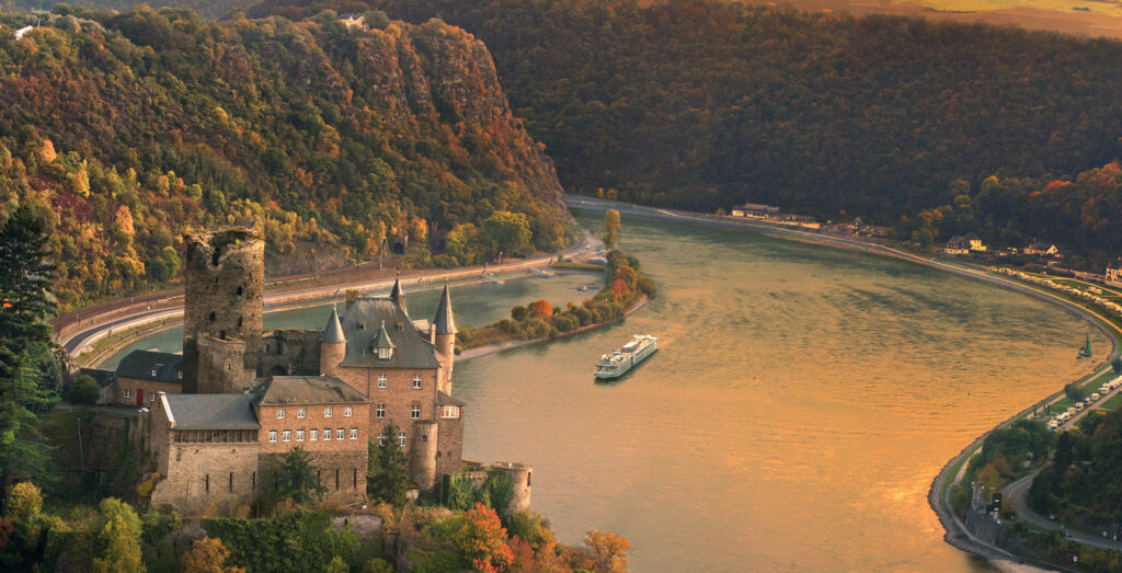Castle Rhine River Valley