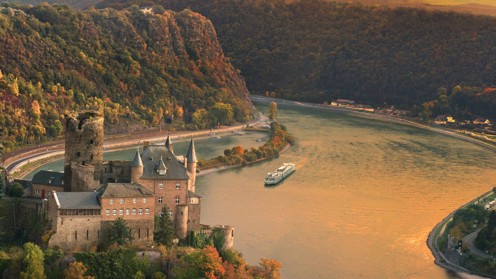 Castle Rhine River Valley