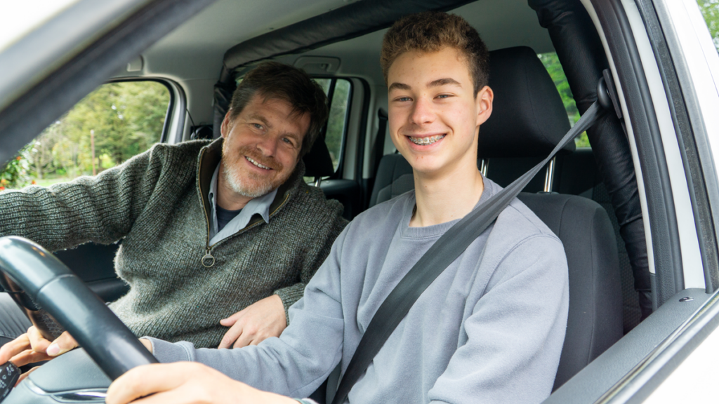Father Son Driving