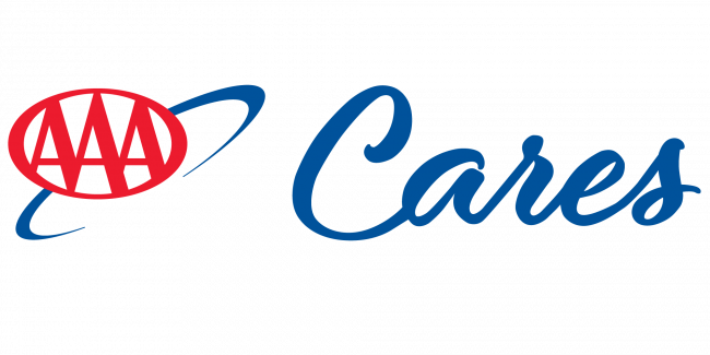AAA Cares logo lockup