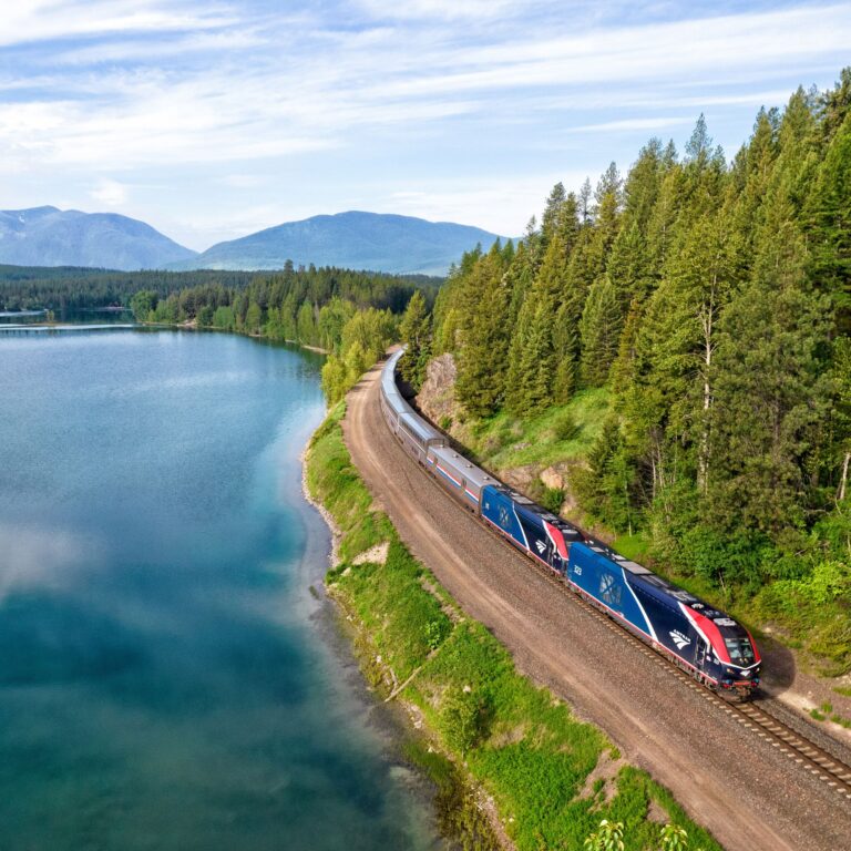amtrak_train_water_green_tree